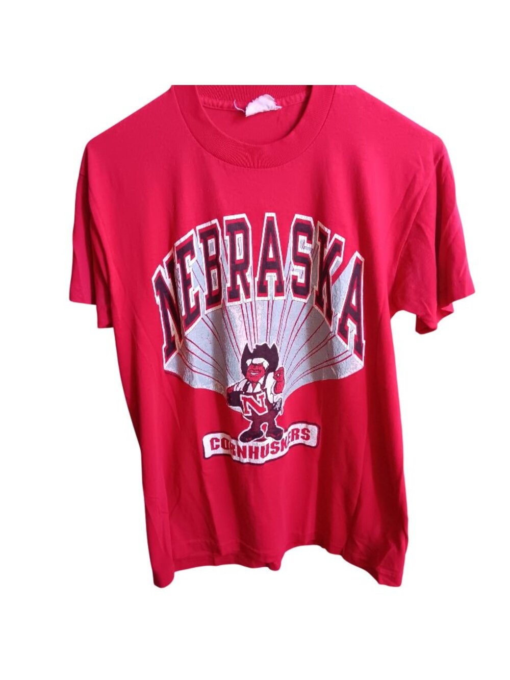 Autographed Vintage Medium T-shirt Nebraska Cornhuskers Big Red Football 1990s
